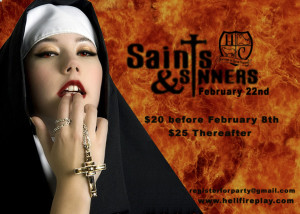 Feb 22nd - Saints and Sinners HFC